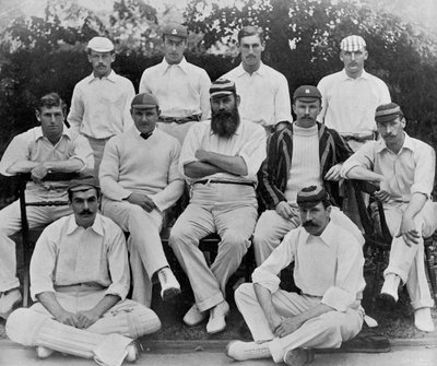 The Gentlemen Team from the Gentlemen v Players Match at Lords in 1894, from Famous Cricketers and Cricket Grounds, Published by Hudson and Kearns, 1895 by English Photographer
